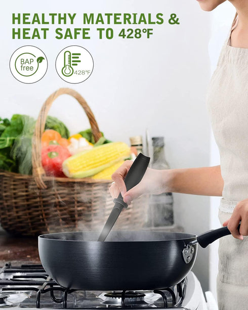 Upgrade Meat Chopper, Heat Resistant Nylon Hamburger Masher for Ground Beef, Non Stick Mix and Chop Tool