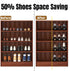 24 Pack 4 50% Closet Noamus Shoe Slots Organizer, Adjustable Levels Shoe Stackers, Double Deck Shoe Storage Holder