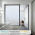 Coavas Window Privacy Film Frosted Glass Static Cling for UV Sun Blocking and Heat Control (35.4 x 78.7 Inch)