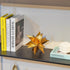 7 7 6 Inch Braxio Modern Style Indoor Home Decor - Resin Gold Multi-Angle Stars Abstract Geometric Sculpture for Living