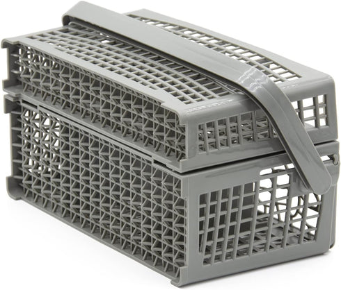 Universal Dishwasher Basket Replacement - 2 in 1 Utensil/Cutlery Basket - Compatible with Bosch, Maytag, Kenmore, Whirlpool, KitchenAid, LG, Samsung, Frigidaire, GE