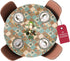 Covers For The Home Deluxe Elastic Edged Flannel Backed Vinyl Fitted Table