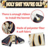 Holy Shit You’re Old Large Banner - Funny Birthday Lawn Sign for 30th to 90th Birthday Party Indoor Outdoor Backdrop