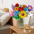 Flowers Bouquet Building Set, 980 PCS - 12 Kinds of Flowers, Botanical Collection for Mother's Day, Birthdays, Gifts