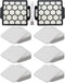 Replacement Filter for Shark ZU62 ZU60 Navigator Zero-M Pet Pro Vacuum, 2 Filter 6 Foam 6 Felt Kit