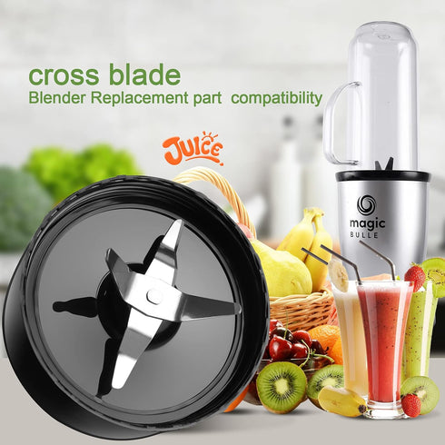 1-pack Magic Bullet Replacement Parts, Cross Blades Compatible with Magic Bullet 250w Blender, Juicer & Mixer