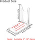 10 Sets Adjustable Acrylic Display Stand for Plate, Purses, Pictures, Clutch Bags, Tableware, Gameboy Handhelds