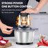 LINKChef Mini Electric Food Chopper, 5 Cup Food Processor, 1.2L 250W Meat Grinder with 4 Bi-Level Blades