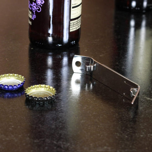 Chef Craft Select Iron Plated Bottle Opener/Can Tapper, Pack of 2, Grey