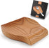 Zulay Kitchen Non-Slip Wooden Spoon Rest, Heat-Resistant Utensil Holder for Stovetop & Counter, Ashwood