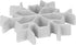 O'CREME Christmas Rosette Iron Snowflake