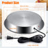 15" 5 Large Chicken Water Heater Base, Metal Heated Chicken Waterer Gallon, Freeze Proof Chickens Coop Winter Deicer