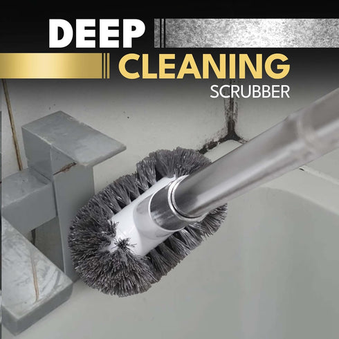 Tub and Shower Scrubber Brush with Long Handle Multipurpose Scrub Brush - Bathtub and Tile Cleaning Brush