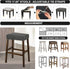 Counter A,4 Pack NeColorLife Rectangle Bar Stool Covers,Stretch Waterproof Saddle Seat Covers for Height and Kitchen