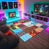 Cool Game Rug for Teen Boys Room Funny Gamer Rug for Boys