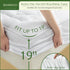 GRT Cooling Mattress Pad Cover - Rayon from Bamboo Full Size, Extra Thick Quilted Fitted Topper with 19 Inches Deep