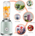 Personal Blender for Smoothies & Shakes, Portable Mini Blender with 2 Travel Bottles 20 oz, 6 Stainless Steel Blades