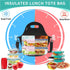 VASCHY Neoprene Insulated Lunch Bag Tote, 12.9x13.4x6.3 inch, with Detachable Adjustable Shoulder Strap