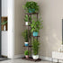 5 6 (5 6 LINZINAR Plant Stand Metal Tier Potted Multiple Flower Pot Holder Shelf Indoor Outdoor Planter Display