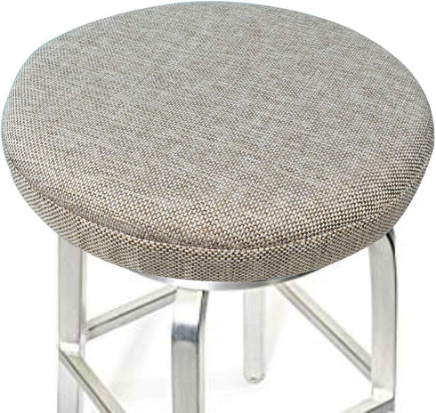 Levoberg Round bar Stool Covers Linen Sponge bar Stool Cushions Round Chair seat