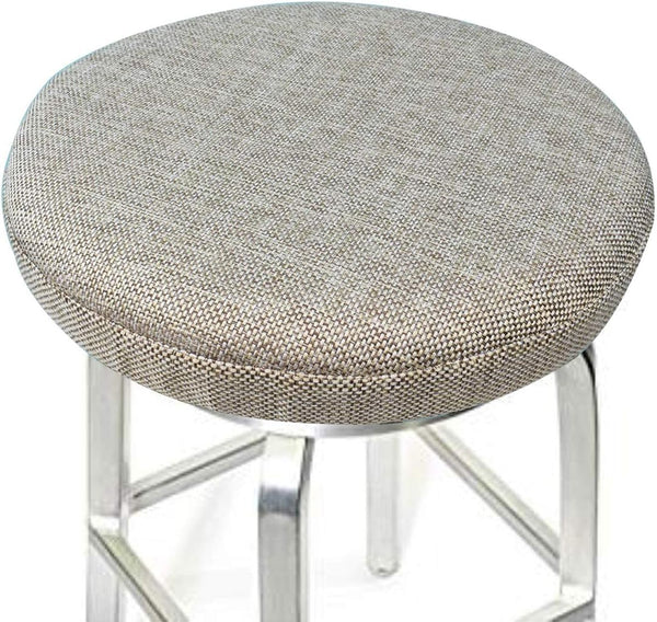 Levoberg Round bar Stool Covers Linen Sponge bar Stool Cushions Round Chair seat