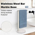 SUS304 Stainless Steel L-Shaped Hand Towel Holder, Thickened Base Bathroom Towel Rack for Countertop Vanity, Brush