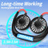 Neck Fan Portable Rechargeable - Wearable Personal Cooling Fan for Men Women, Battery Operated