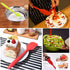 Silicone Spatulas Set, Heat Resistant Rubber Spoon Spatula Non-Stick Scrapers for Baking Mixing Tool (Green Set)