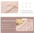 Light Peach Chiffon Table Runner, 27x120 Inches Long for Baby Shower and Wedding Decorations