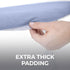 HOME GENIE Ironing Board Cover, Silicone Coating, Full Size Scorch Resistant Padding, Heavy Duty Iron Pad Covers