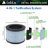 Premium True Filter, DH-JH01 Upgrade Replacement for Aroeve MK01 MK06, 2 Pack for Various Models