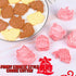 Crethinkaty 6pcs Chinese New Year Cookie Cutters - 3D Biscuit Mold Fondant Molds for Chinese New Year Bakeware