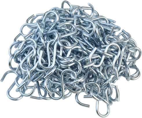 Nydotd 180 Pcs 1 Inch S Hook Connectors, Mini Metal S-Shaped Wire Hook Hangers for DIY Crafts, Hanging Jewelry, Key