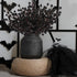 40 (40, Rowfad Pcs Artificial Berry Stems Branches, Halloween Black Faux Holly Berries Picks Ornaments for Christmas