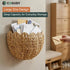 Coeusy Scalloped Wall Basket,Boho Wall Decor Basket,Big Wicker Hanging Baskets for Nursery,Door,Plants,Mail,Natural