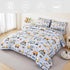 5 Set Set ANGIYUIN Pieces Construction Twin Size Comforter for Boys Kids Cartoon Car Excavator Tractor Bed in A Bag