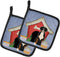 Caroline's Treasures BB2791PTHD Dog House Collection, Greater Swiss Mountain Dog Pair of Pot Holders, 7 1/2 x 7 1/2