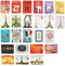 Refrigerator Magnets Set of 24, Paris Eiffel Tower Souvenirs, Magnetic Fridge Decoration Accessories