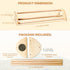 16" 15 3/4 6 5/8 3 1/2" TonGass Extra Long Chicken Perch - Freestanding Roosting Bar for Baby Chicks with Built