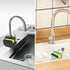 Sponge Holder for Kitchen Sink, Silicone Sink Saddle Caddy Organizer Rack, Sponges Holder Over Faucet, Hanging Kitchen