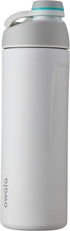 Owala Twist Insulated Stainless Steel Water Bottle, BPA-Free, 24-Ounce, Shy Marshmallow for Sports