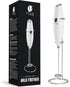 Bean Envy Handheld Milk Frother for Coffee - Electric Mini Drink Mixer Whisk & Coffee Foamer Wand with Stand for
