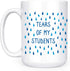 Artisan Owl Tears of My Students Mug, 15oz Funny Ceramic Cup for Teachers & Educators