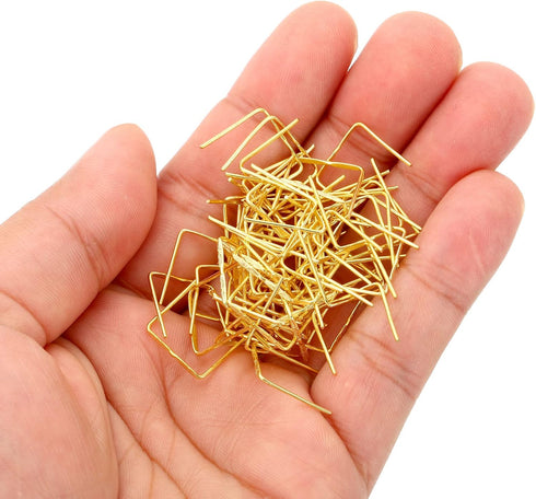 230 Pack 14mm/0.6" PATIKIL Chandelier Connector Pins, Length Chandelier Lamp Hanger Pin for Fastening Crystals Prisms