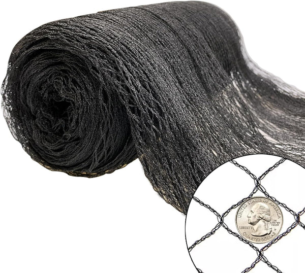 25x50ft Bird Netting for Chicken Coop, 1 inch Mesh, Heavy Duty, Hawk