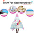 50x30 inches 3-12 BANGSAUR Kids Beach Towels with Hood, Soft Cotton Toddlers Girls Baby Years Bath Pool Swiming Towel