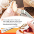 3PCS Stainless Steel Garlic Peeler - Garlic Peeler Clips Skin Remover - Easily Remove The Garlic Skin - Avoid Garlic