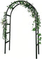 RUBFAC 7.8ft Garden Arch Trellis for Climbing Plants Outdoor, Metal Arch Frame