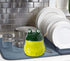 dgudgu Countertop Countertop Frog Salt Cellar With Lid And Spoon Ceramic Salt Container Green Salt Box Cute Salt
