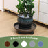 5 Packs 11.8" Plant Caddy with Wheels Plastic Rolling Plant Stands Heavy-Duty Plant Dolly with Casters Indoor Outdoor
